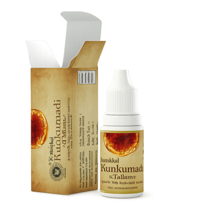 【インド直輸入】コッタカル クンクマディ タイラム 10ml | サフラン配合の最高級美容オイル - Ayurkai