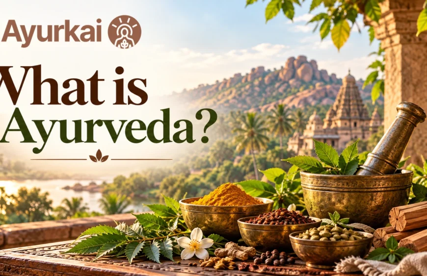 What is Ayurveda? Ayurvedic herbs, spices and traditional wellness practices by Ayurkai